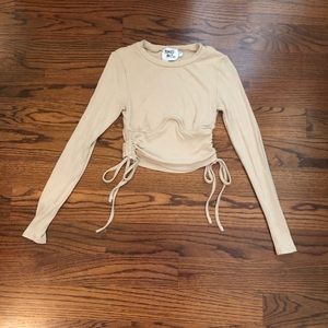 Princess polly saba top beige